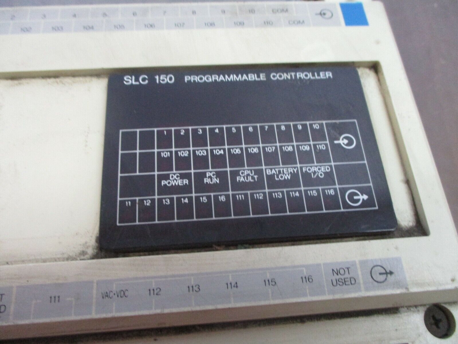 Allen-Bradley SLC 150 Processor Unit 1745-LP153 Ser. C FRN: 6 Used