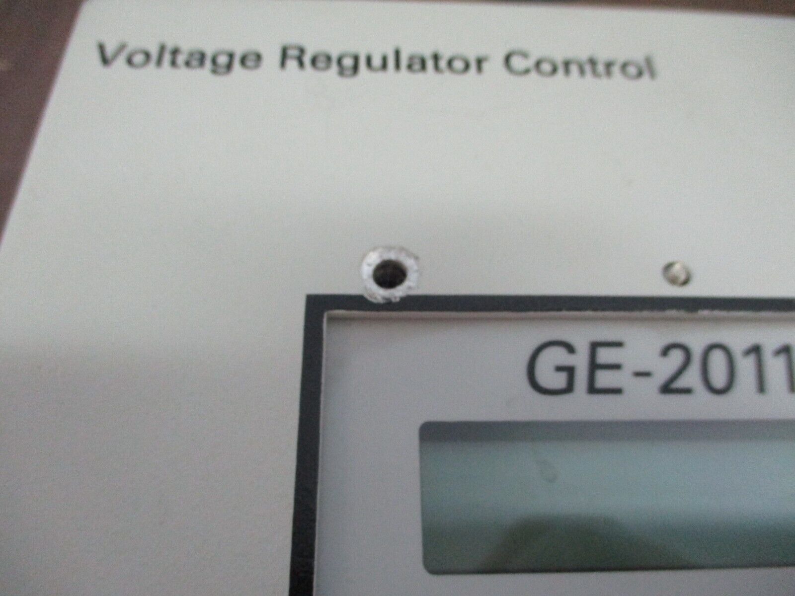 GE GE-2011C Voltage Regulator Control GE-2011C-6SL S/W: D-0146-08.02.03 Used