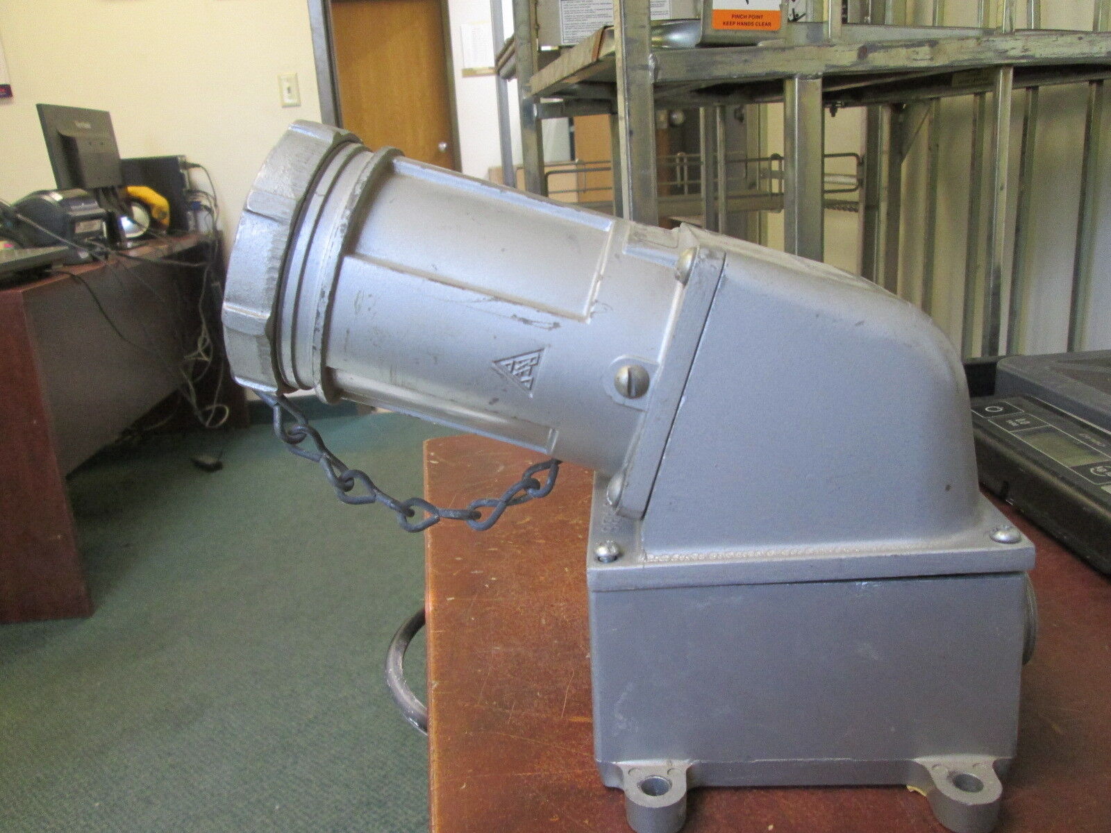 Russellstoll Receptacle w/Base 7428-78 60A 600V Used