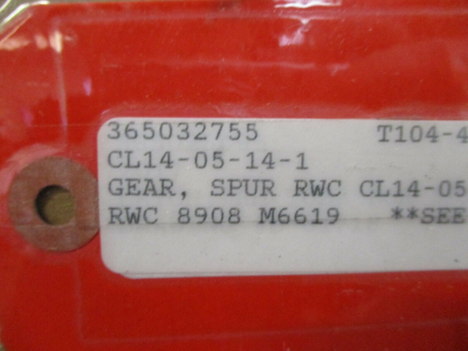 RWC Spur Gear CL14-05-14-1 New Surplus