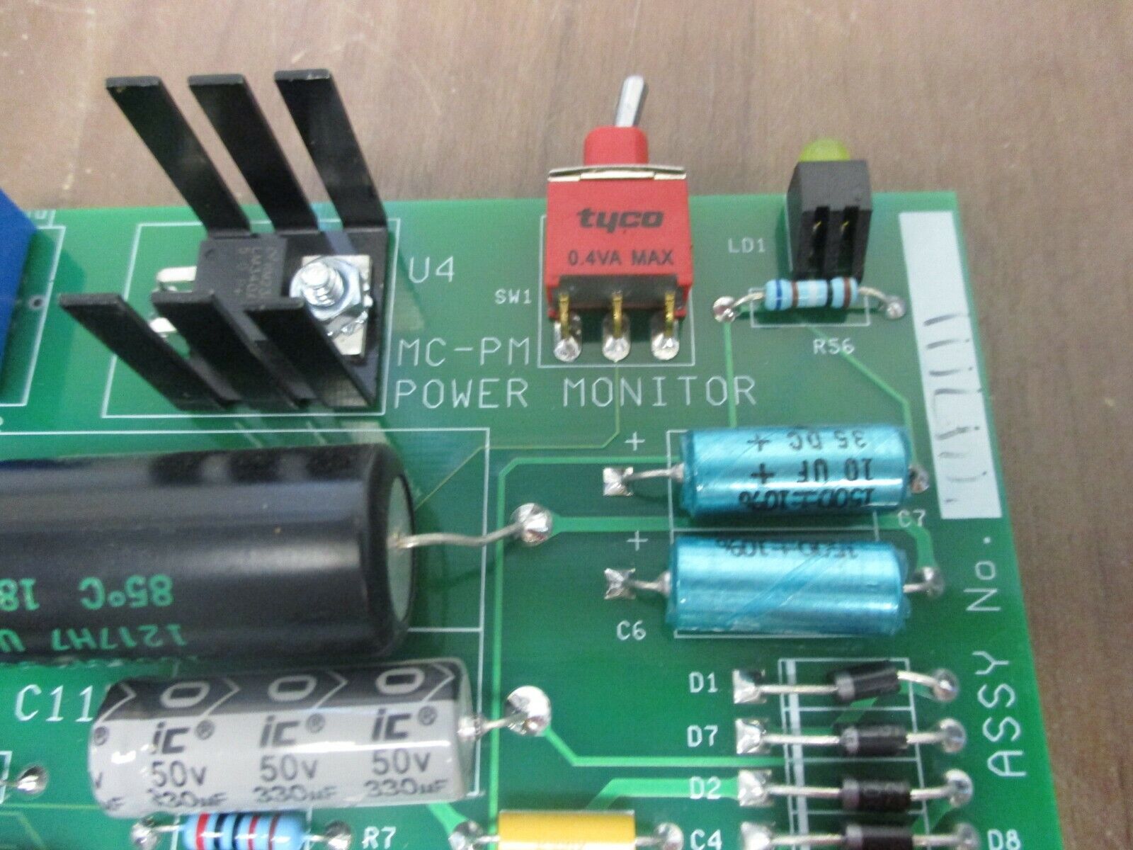 MCS Power Monitor Board Assembly 747111 Used