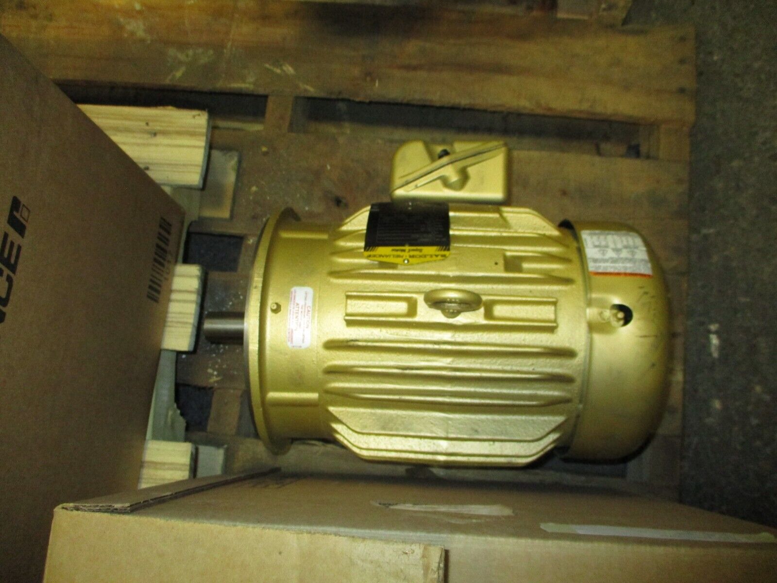 Baldor Motor CEM3665T 5HP 1800RPM 230/460V 13.2/6.6A 3Ph 60Hz Used