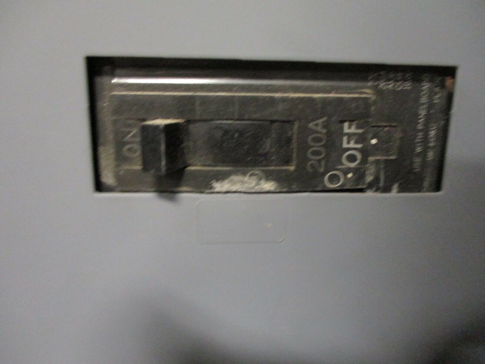 GE Main Breaker Circuit Breaker Panel 225A Max 208Y/120 Used