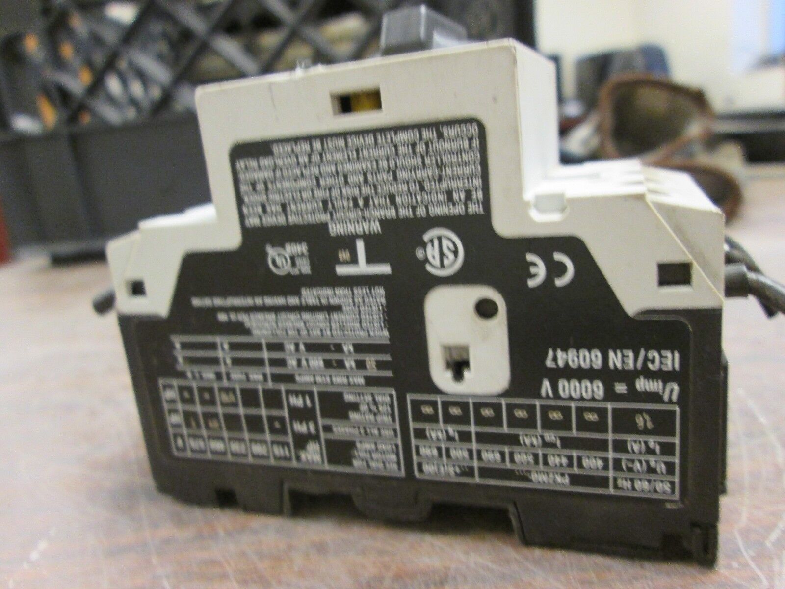 Moeller Manual Motor Protector PKZM0-1.6 600V Used