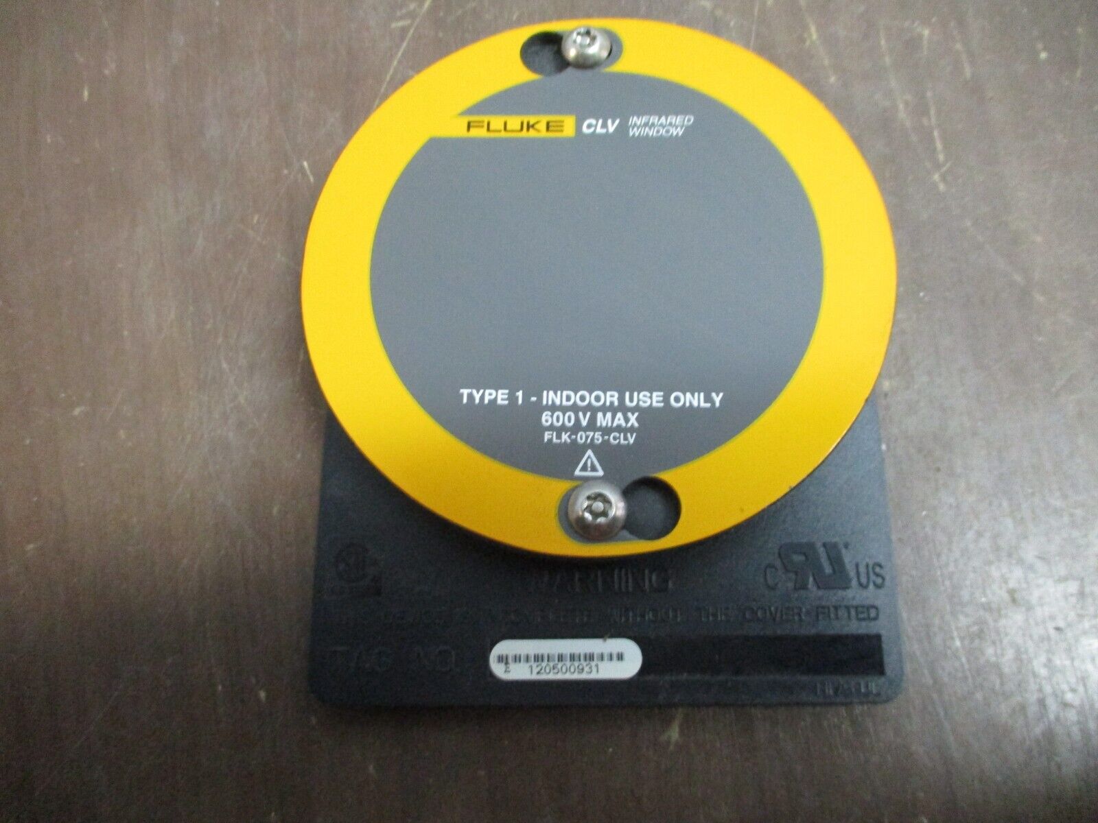 Fluke CLV Infrared Window FLK-075-CLV Type 1 Enclosure 600V Used