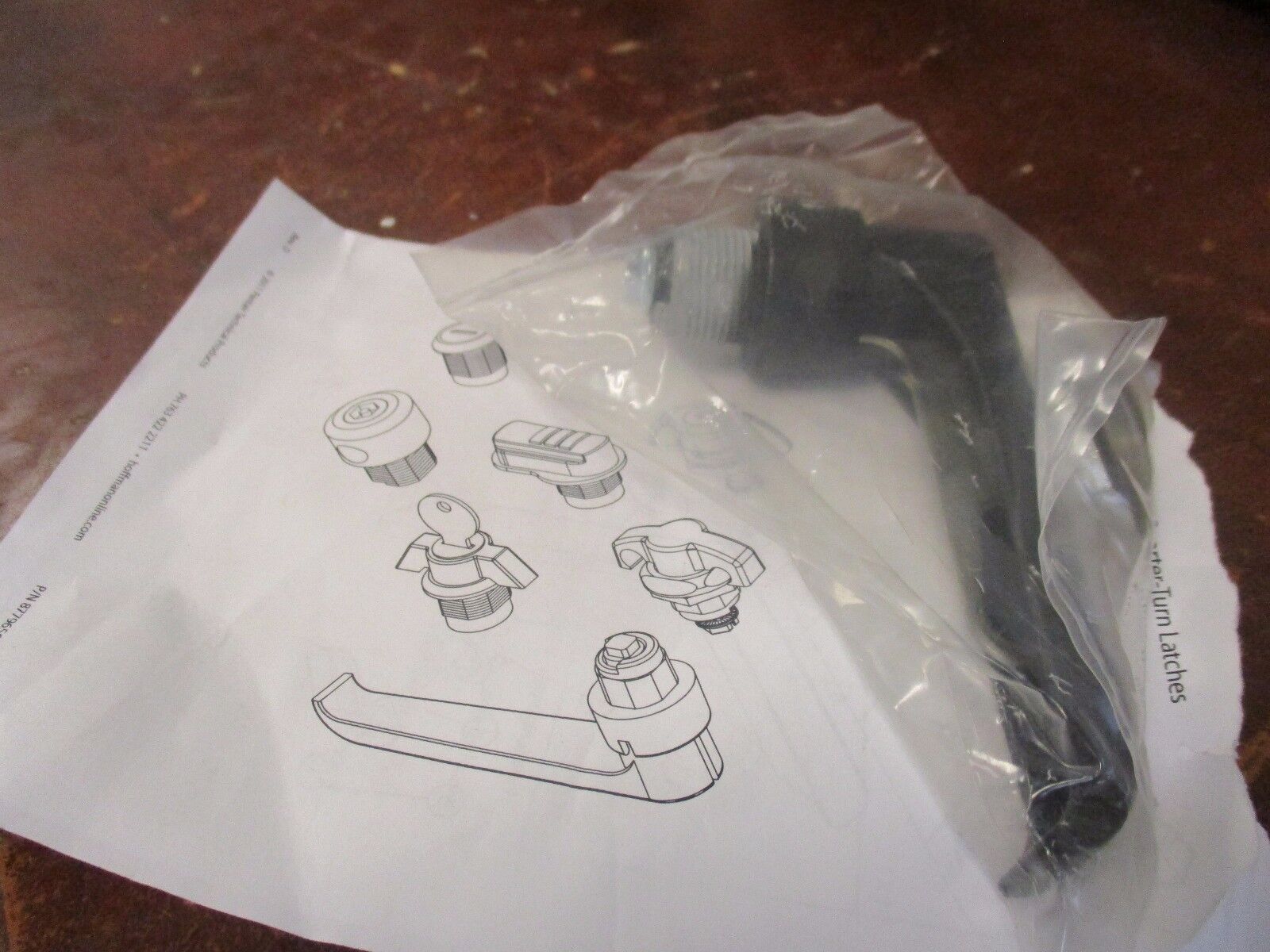 Hoffman Padlocking L-Handle ELHP New Surplus