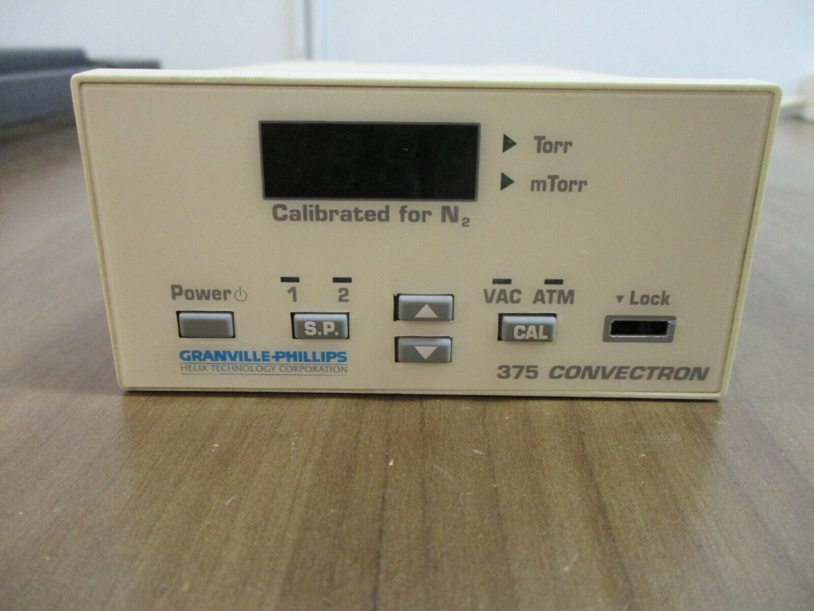 Granville-Phillips 375 Convectron Controller 375001-0A-T Rev. 0 Used