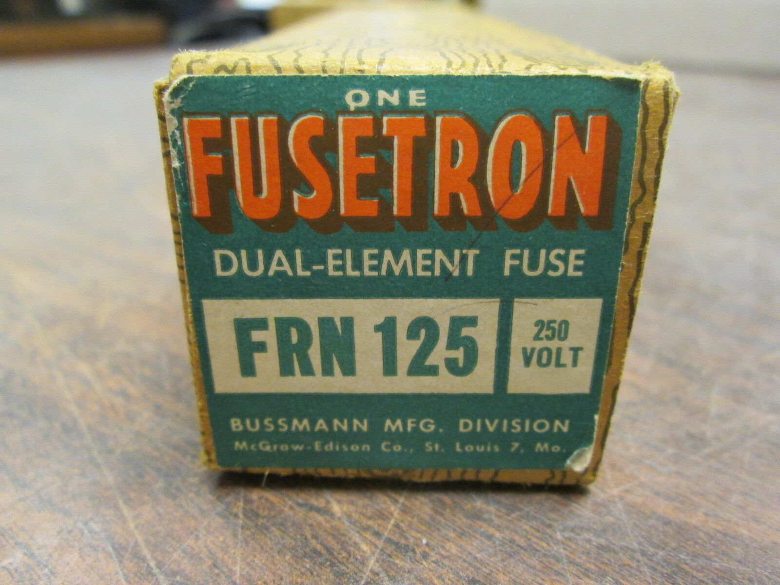 Bussmann Fusetron Fuse FRN125 250V 125A New Surplus