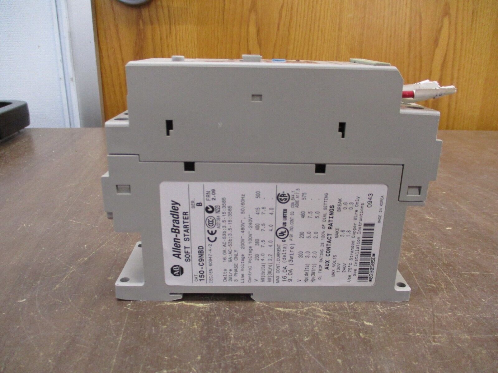 Allen-Bradley SMC-3 Soft Start 150-C9NBD Ser. B FRN 2.09 Used