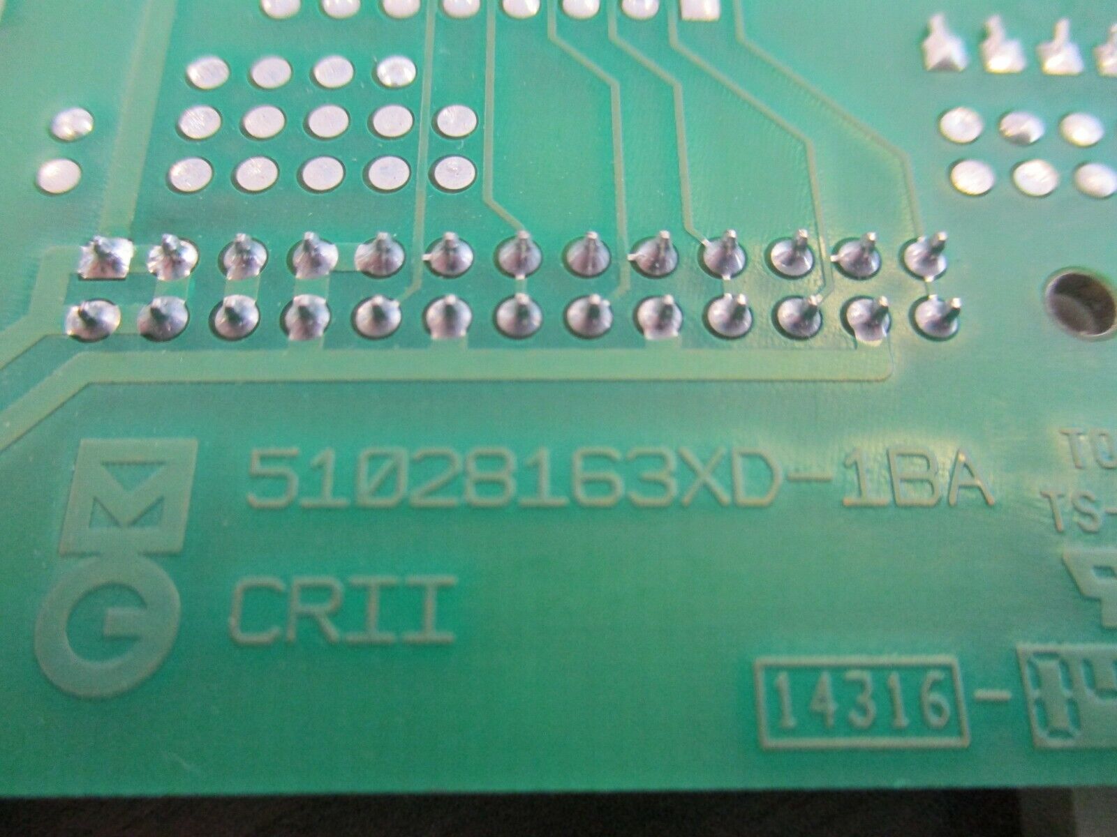 MGE CRII Control Board 51028163XD-1BA Used