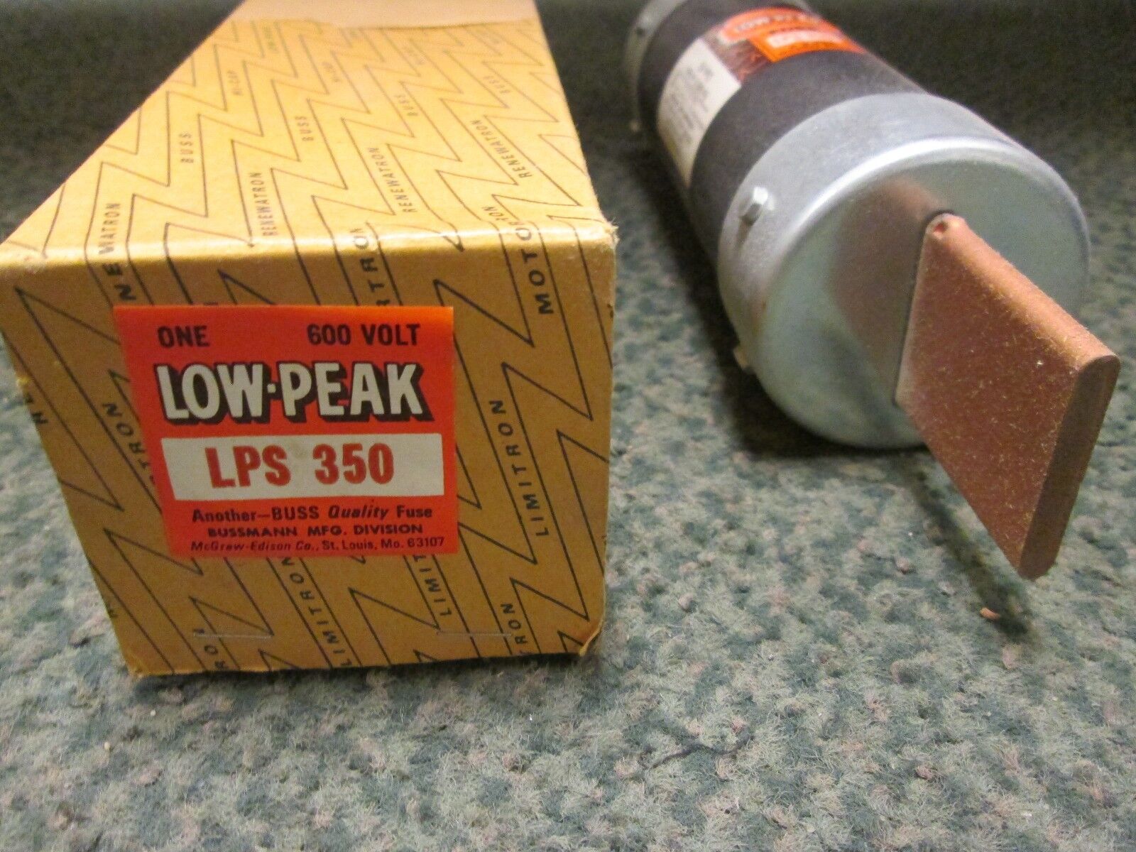 Bussmann Low-Peak Fuse LPS 350 600V 350A New Surplus