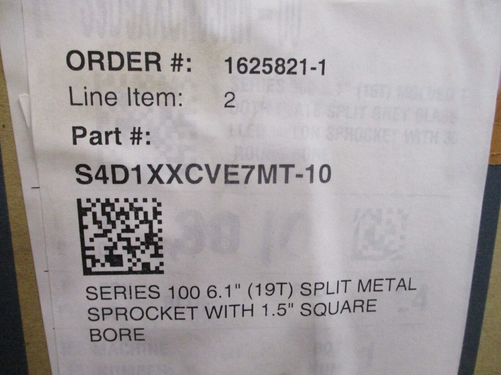 Intralox Conveyor Sprocket 1.5-40 1.5" Square Bore New Surplus **No Box**