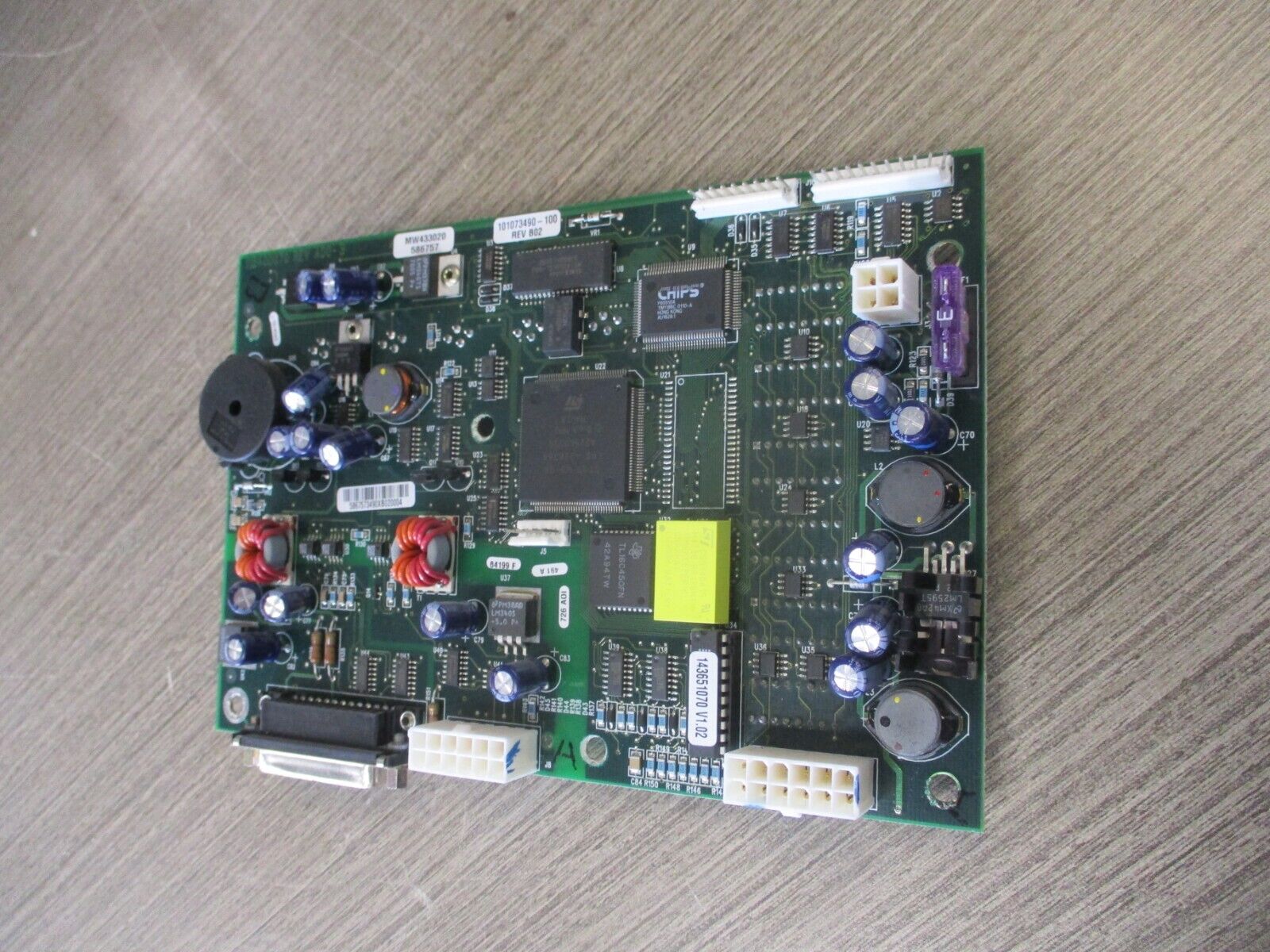 Eaton Monitor Board 101073490-100 Rev. B02 Used.