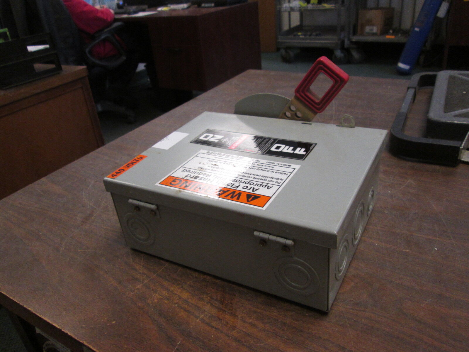 GE Non-Fusible Safety Switch THN3361 Mod 10 30A 600V Used