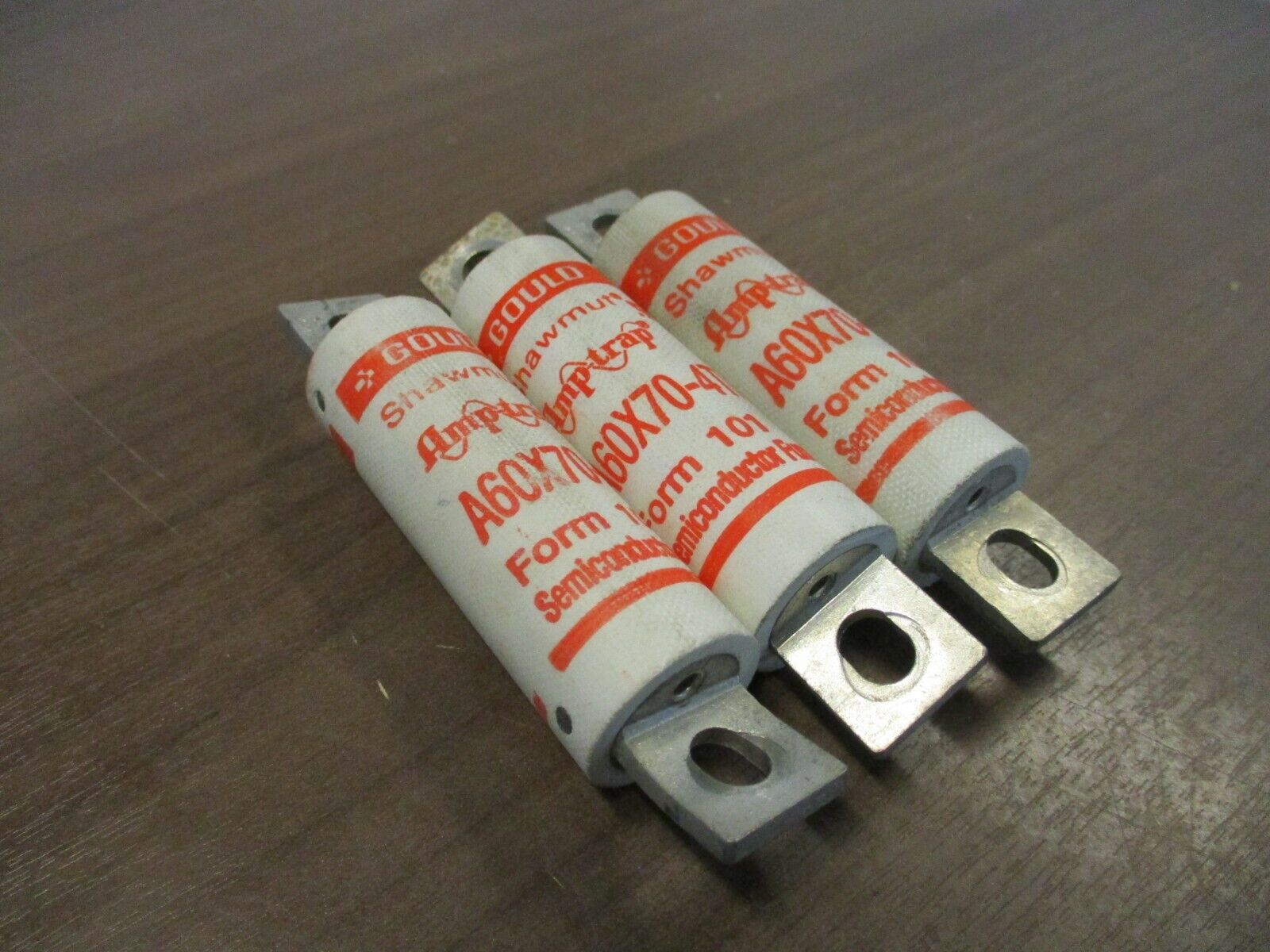Gould Shawmut Amp-Trap Fuse A60X70-4TI 70A 600V *Lot of 3* Used