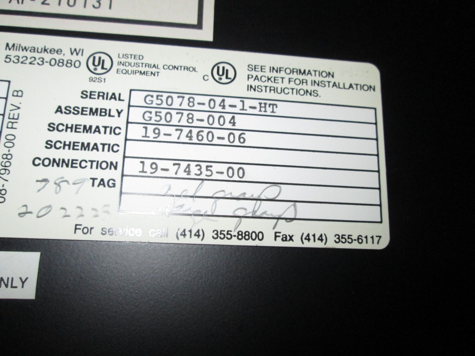 Graham AC Drive w/ Bypass IPM2001H21 15HP 3Ph Used