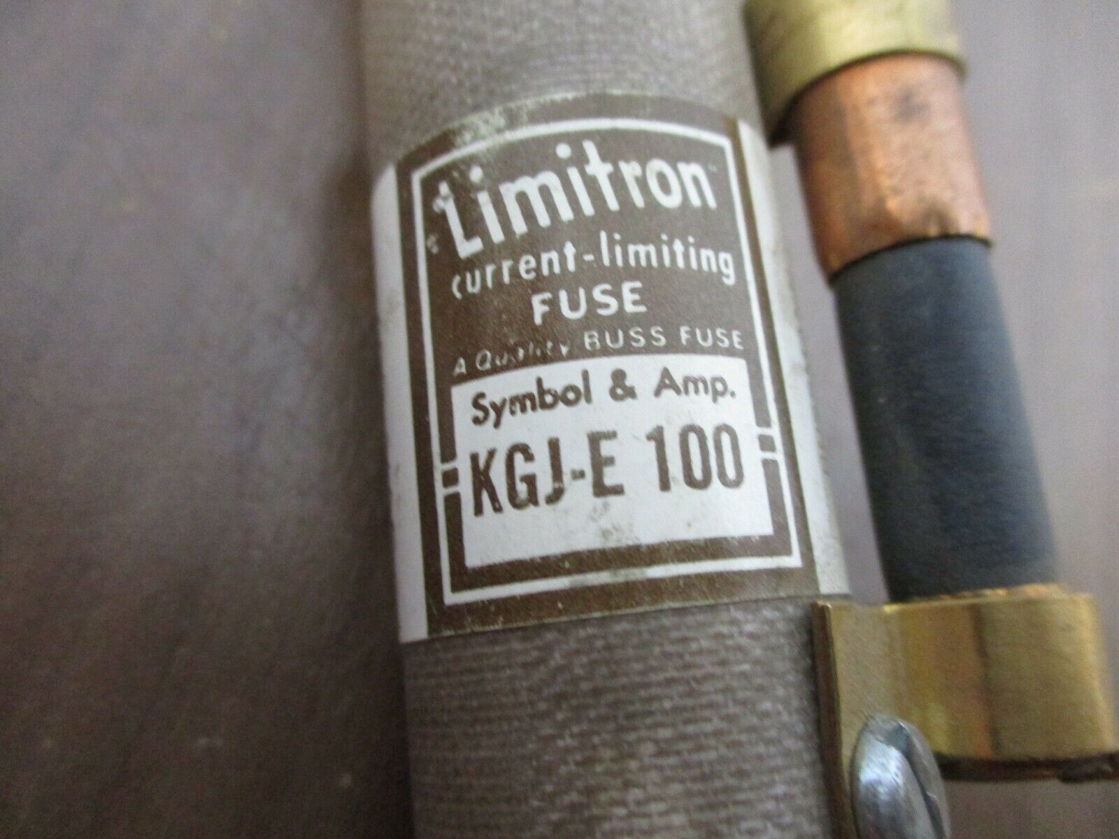Buss Limitron Fuse KGJ-E 100 100A 600V Used