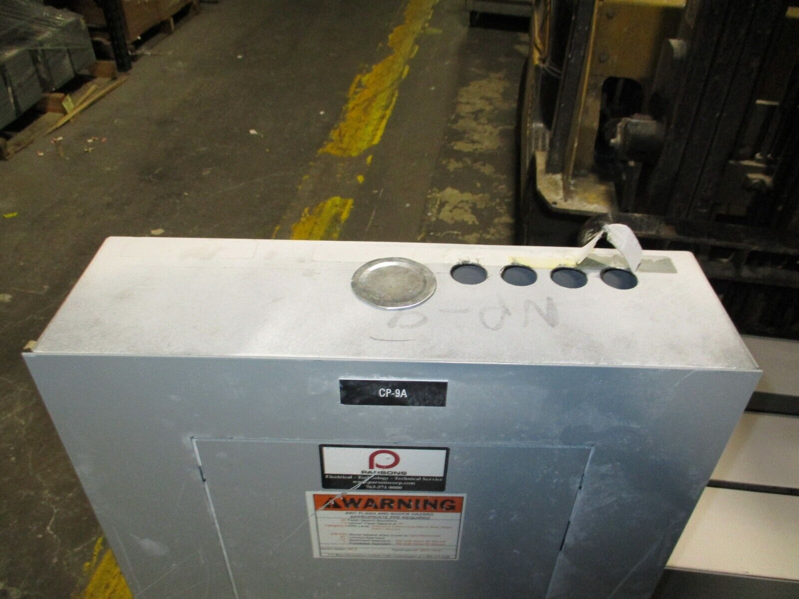 GE Main Breaker Circuit Breaker Panel AQF3421ATX 125A Max, 100A Main 208/120V