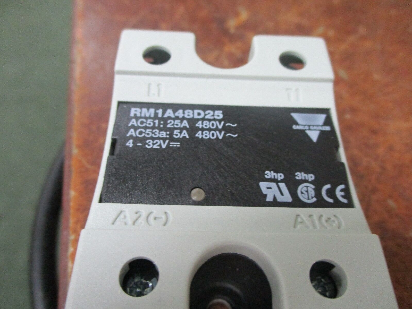 Carlo Gavazzi Solid State Relay RM1A48D25 480V 25A New Surplus