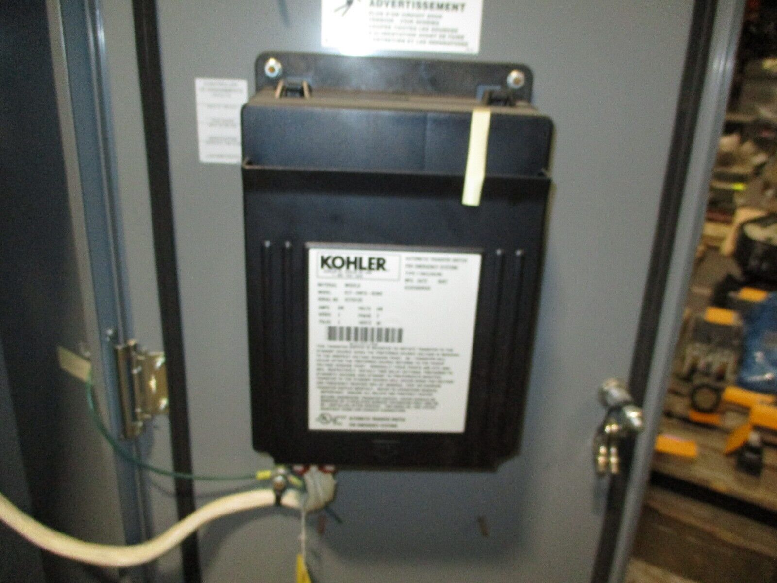 Kohler Automatic Transfer Switch KCT-AMTA-0230S 230A 480V 3Ph 4W 3P 60Hz Used
