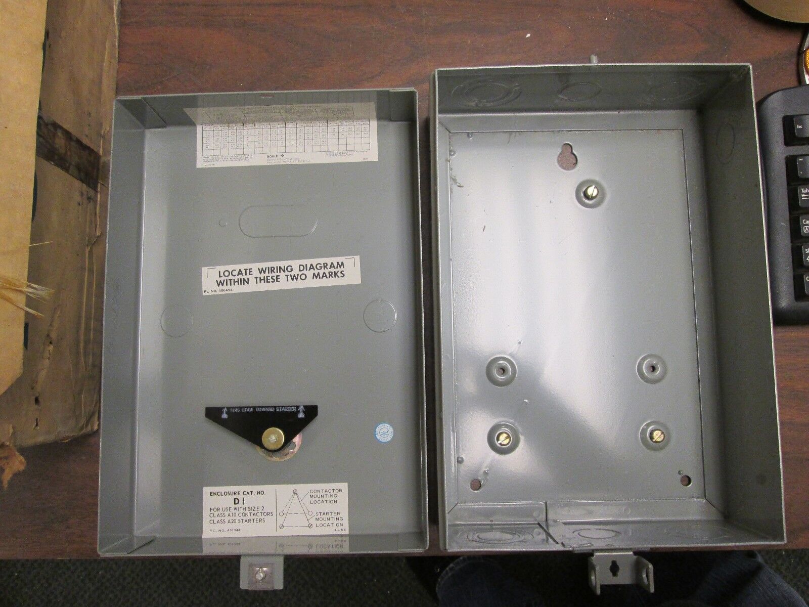 ITE Starter Enclosure D1 For Size 2 New Surplus