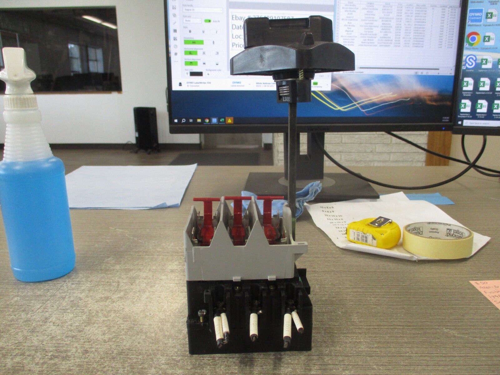 Allen-Bradley Fusible Disconnect Switch 194R-NJ030P3 Ser. B 30A 600V 3P Used