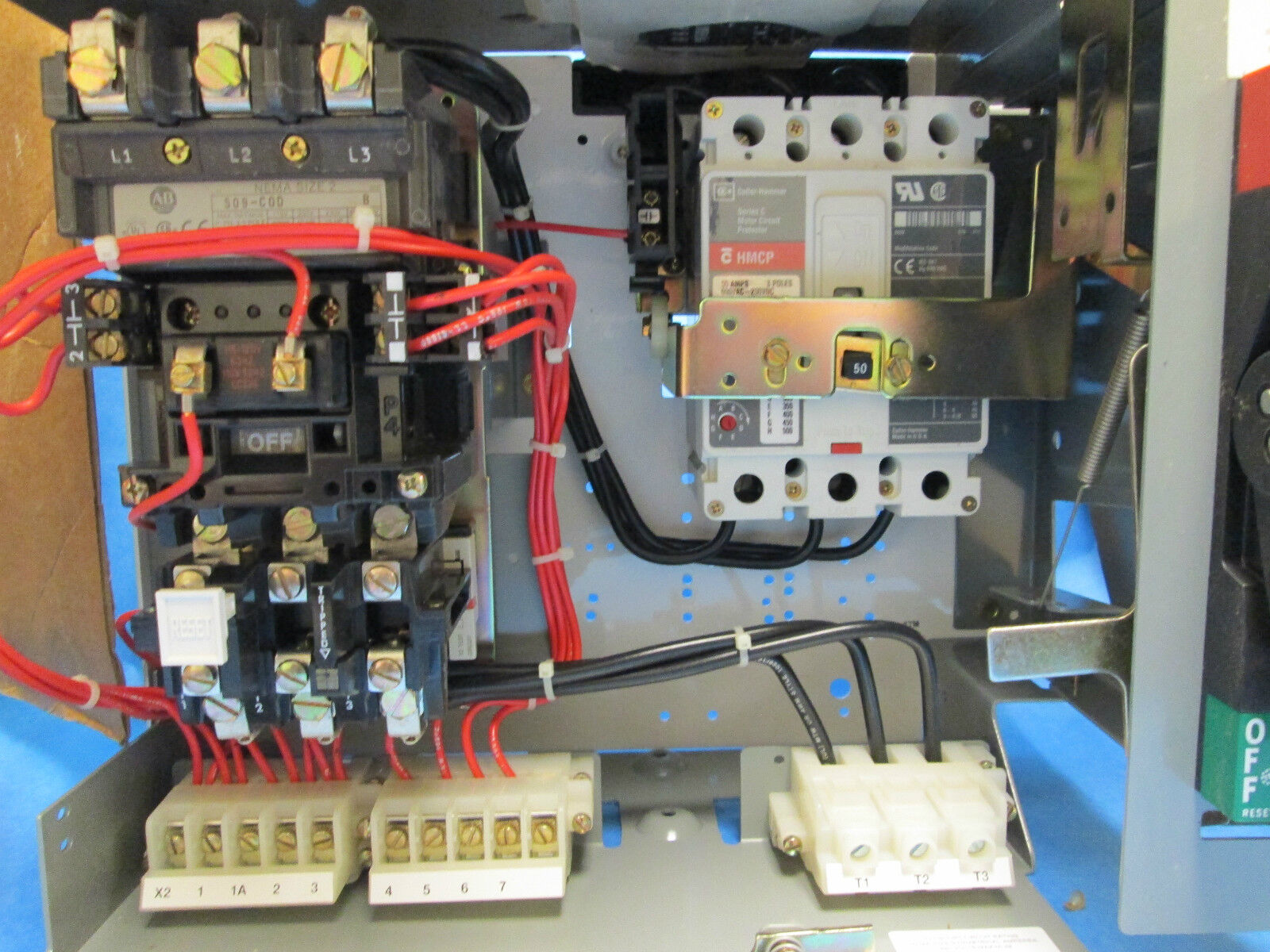 Allen-Bradley 2113B FVNR MCC Bucket Size 2 10 HP 50A New Surplus