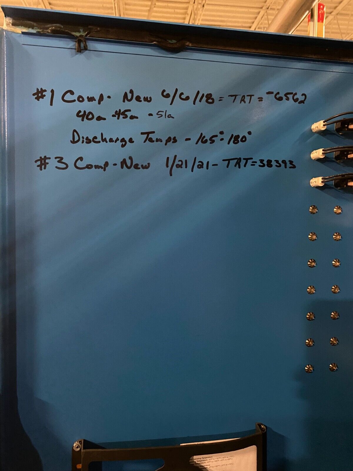 Systematic Refrigeration Compressor Rack, 3 Compressors, 460V 3PH +20 F, Used