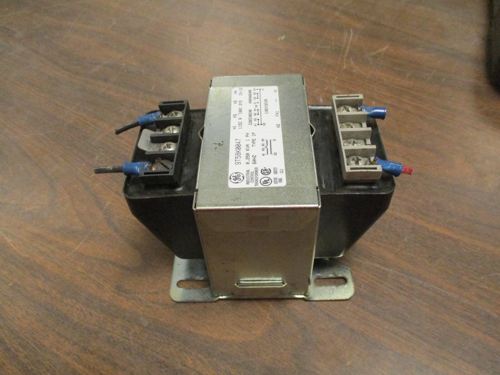 GE Control Transformer 9T58K0047 0.250 KVA 1Ph Pri: 240/480V Sec: 120V Used