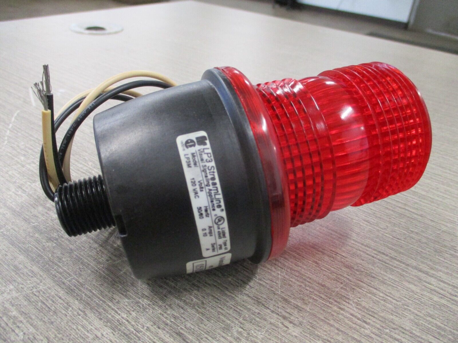 Federal Strobe Signal LP3M-120R Red 120V New Surplus