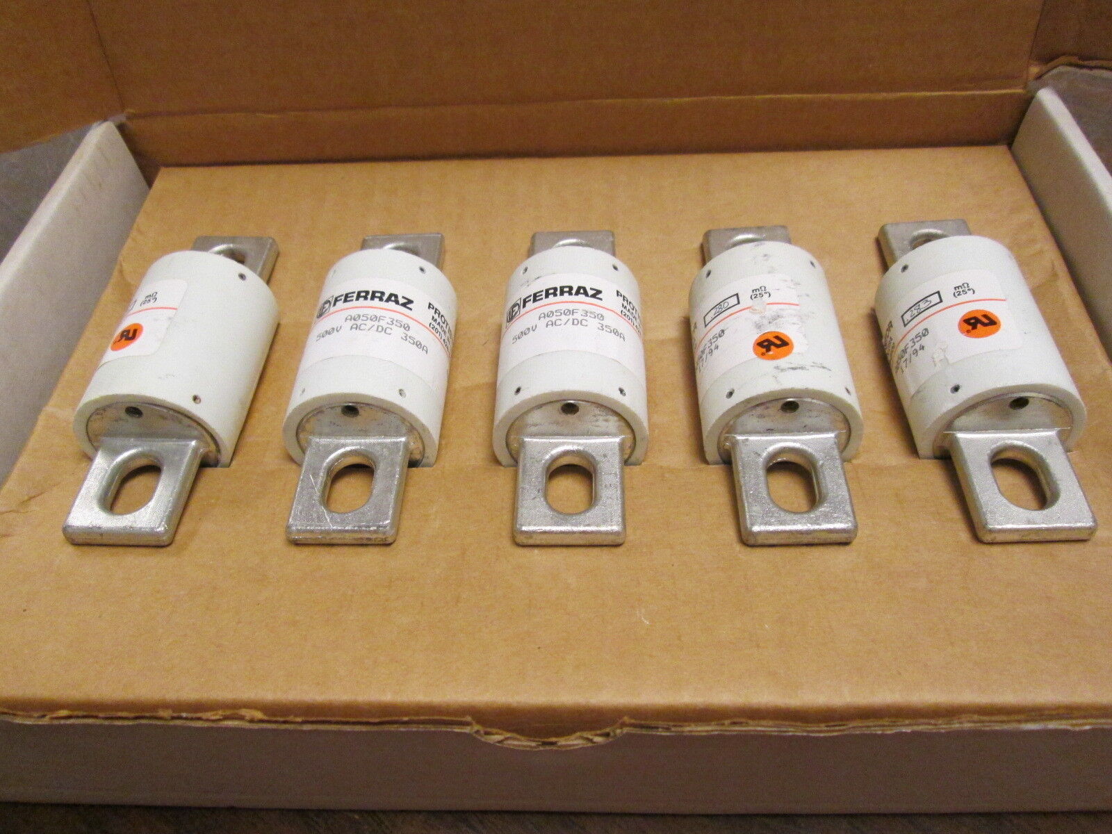 Ferraz Protistor Fuse A050F350 350A 500V *Box of 5* New Surplus