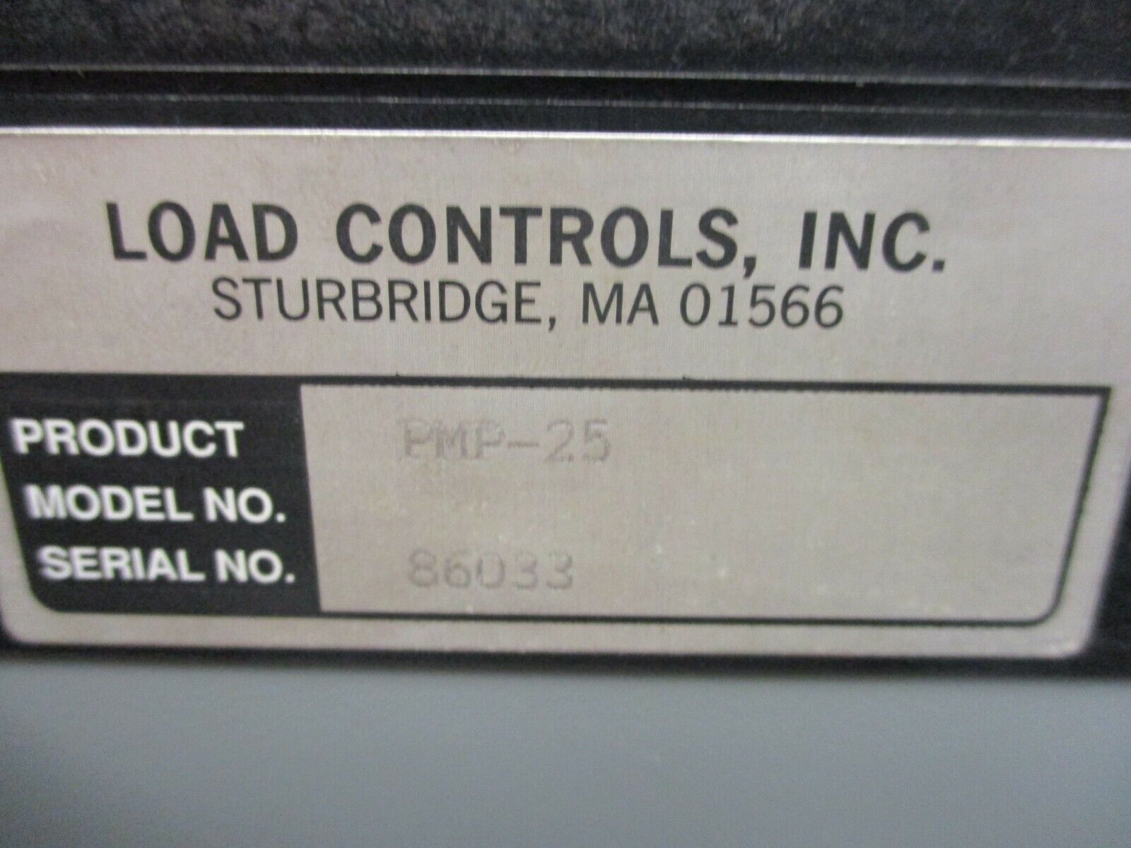 Load Controls Motor Minder PMP-25 Input: 120VAC 60Hz 3Ph Output: 4-20mA Used