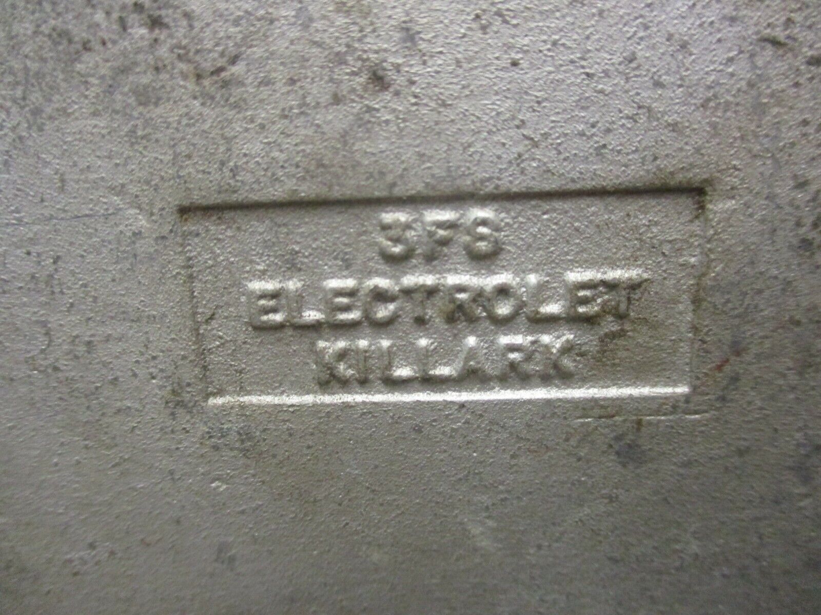 Killark Electrolet Outlet Box 3F8 Used