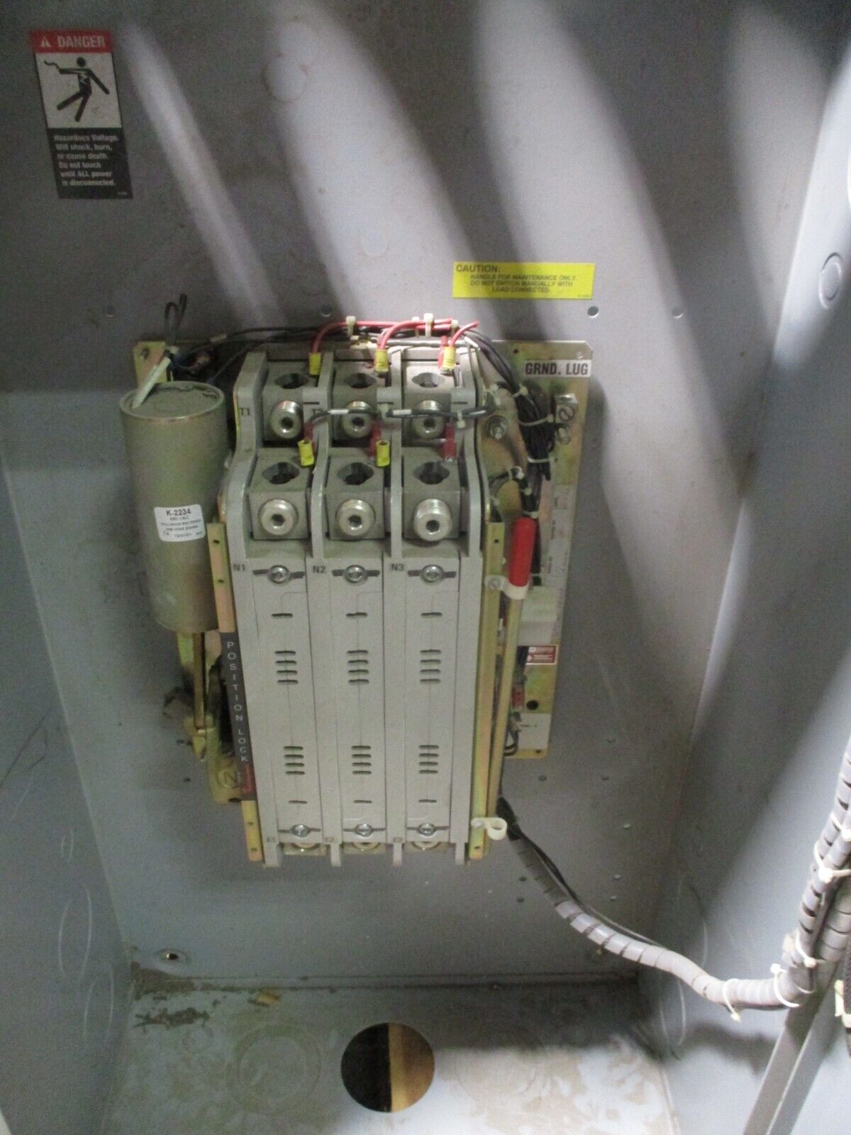 GE Zenith MX100 Automatic Transfer Switch ZTG2K40EC-5 400A 480V 3Ph 60Hz Used