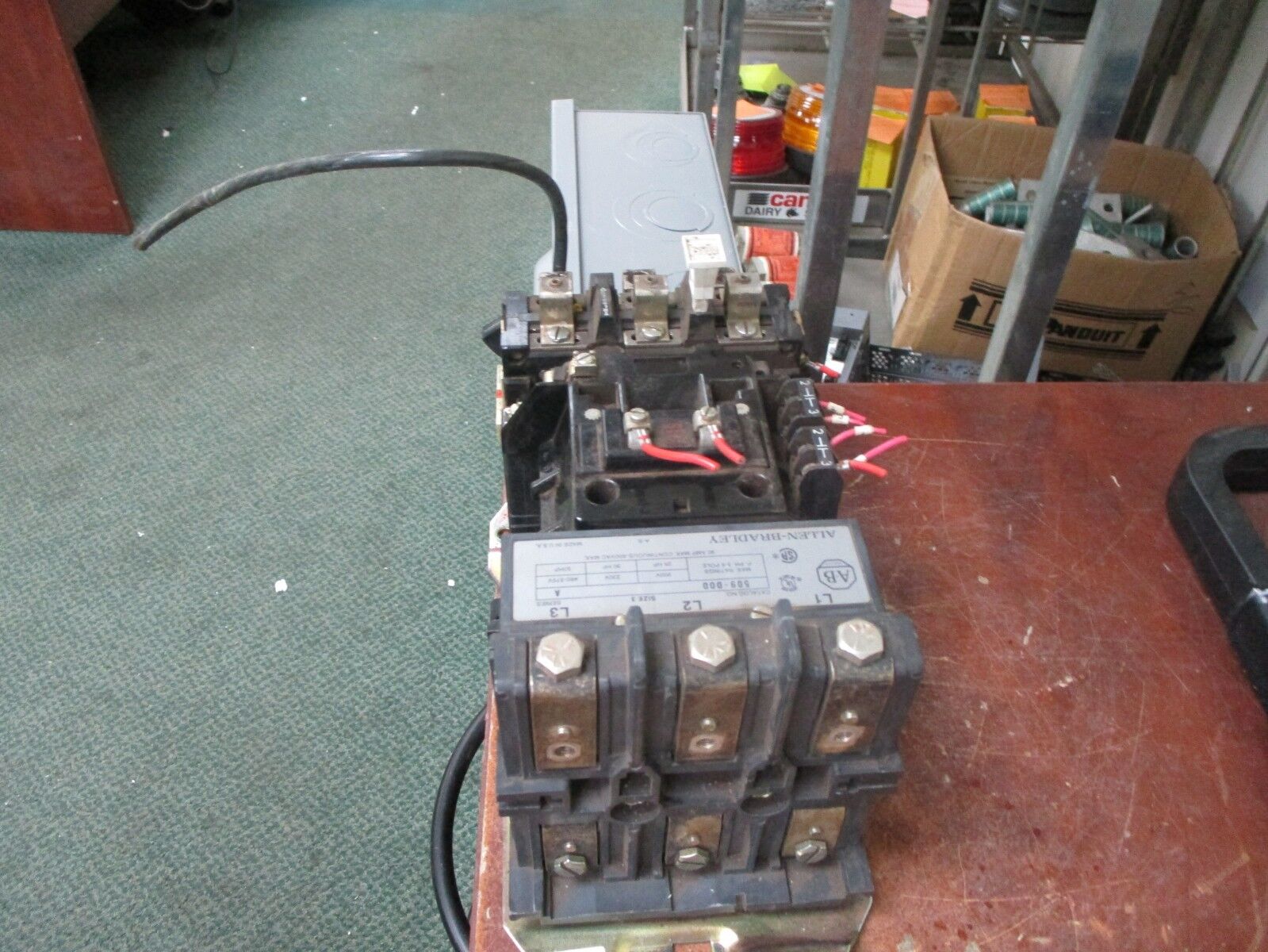 Allen-Bradley Size 3 Starter 509-D0D 120V Coil 90A 600V Used