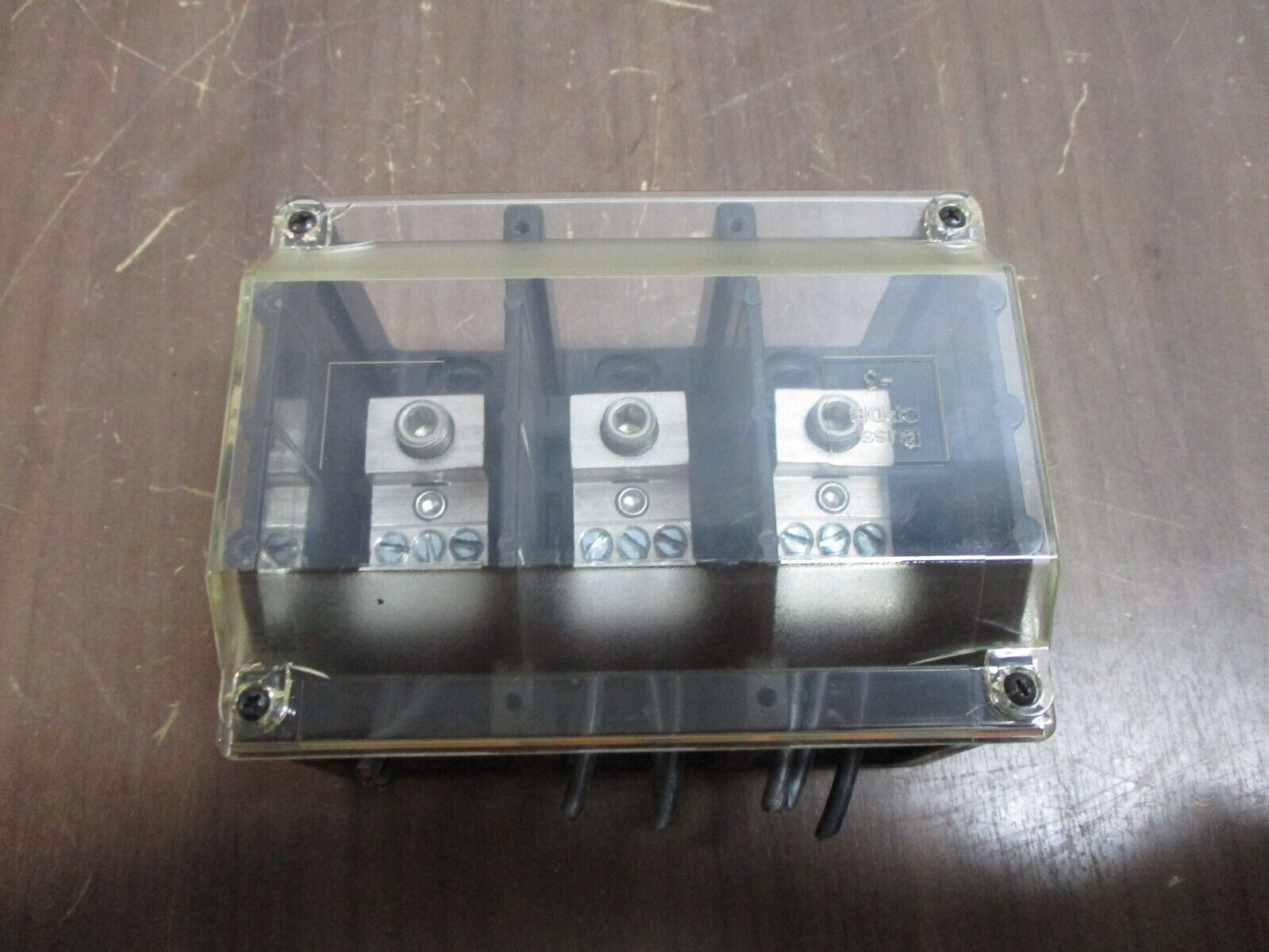 Bussmann Power Distribution Block PDB321-3 175A 600V 3P Line(1): 2/0-8 Used