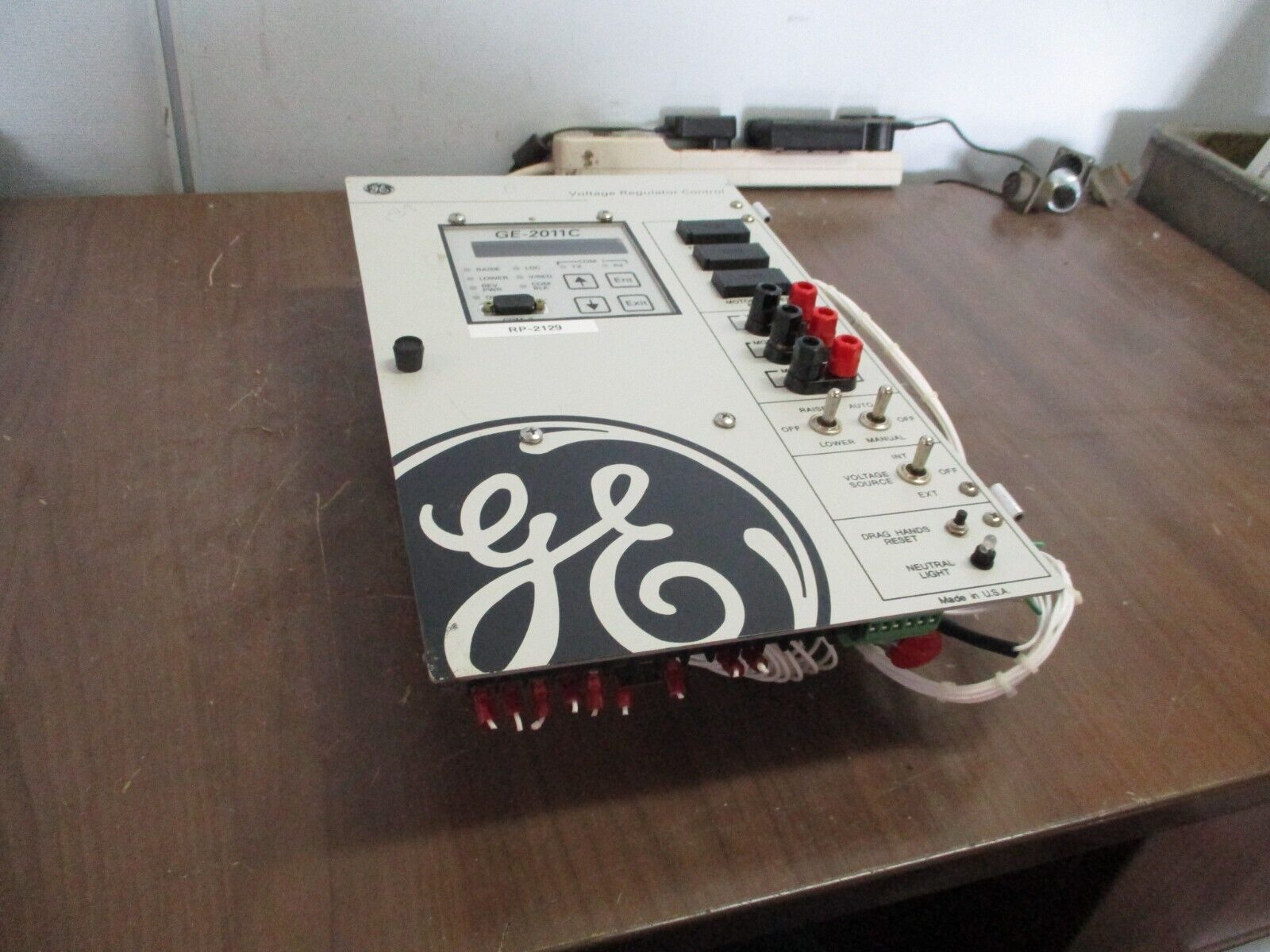 GE GE-2011C Voltage Regulator Control GE-2011C-6SL S/W: D-0146-08.02.03 Used
