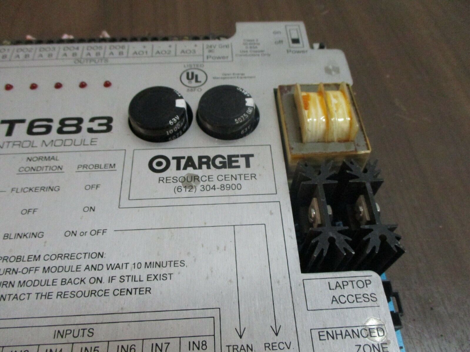 Automated Logic Control Module RT683 24VAC 50-60Hz Used