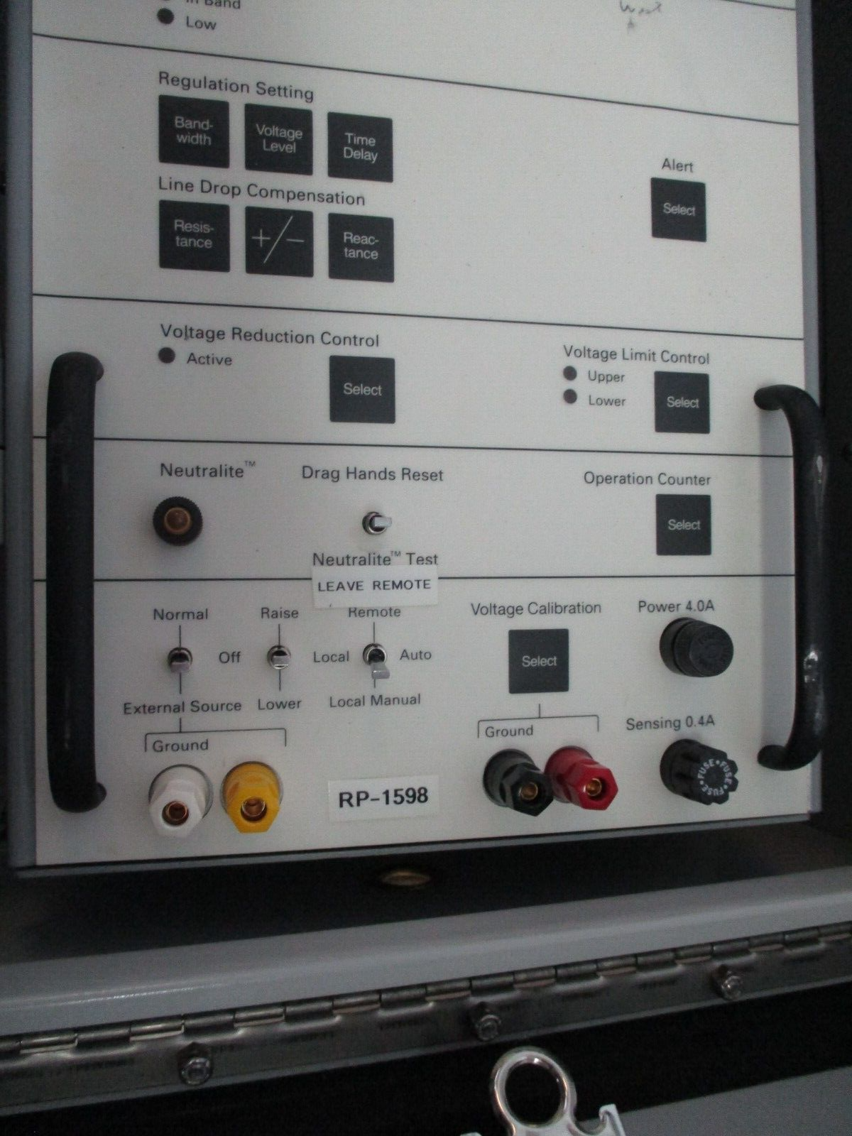 Siemens Accu/Stat MJ-X Voltage Regulator Control Panel C-62008 w/ Enclosure Used