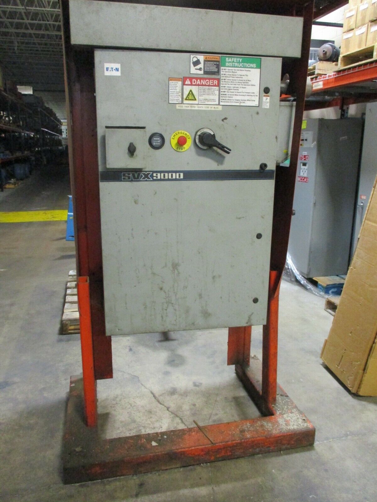 Eaton SVX9000 Nema 3R AC Drive SVX15034APP1 150HP 480V 3Ph Used