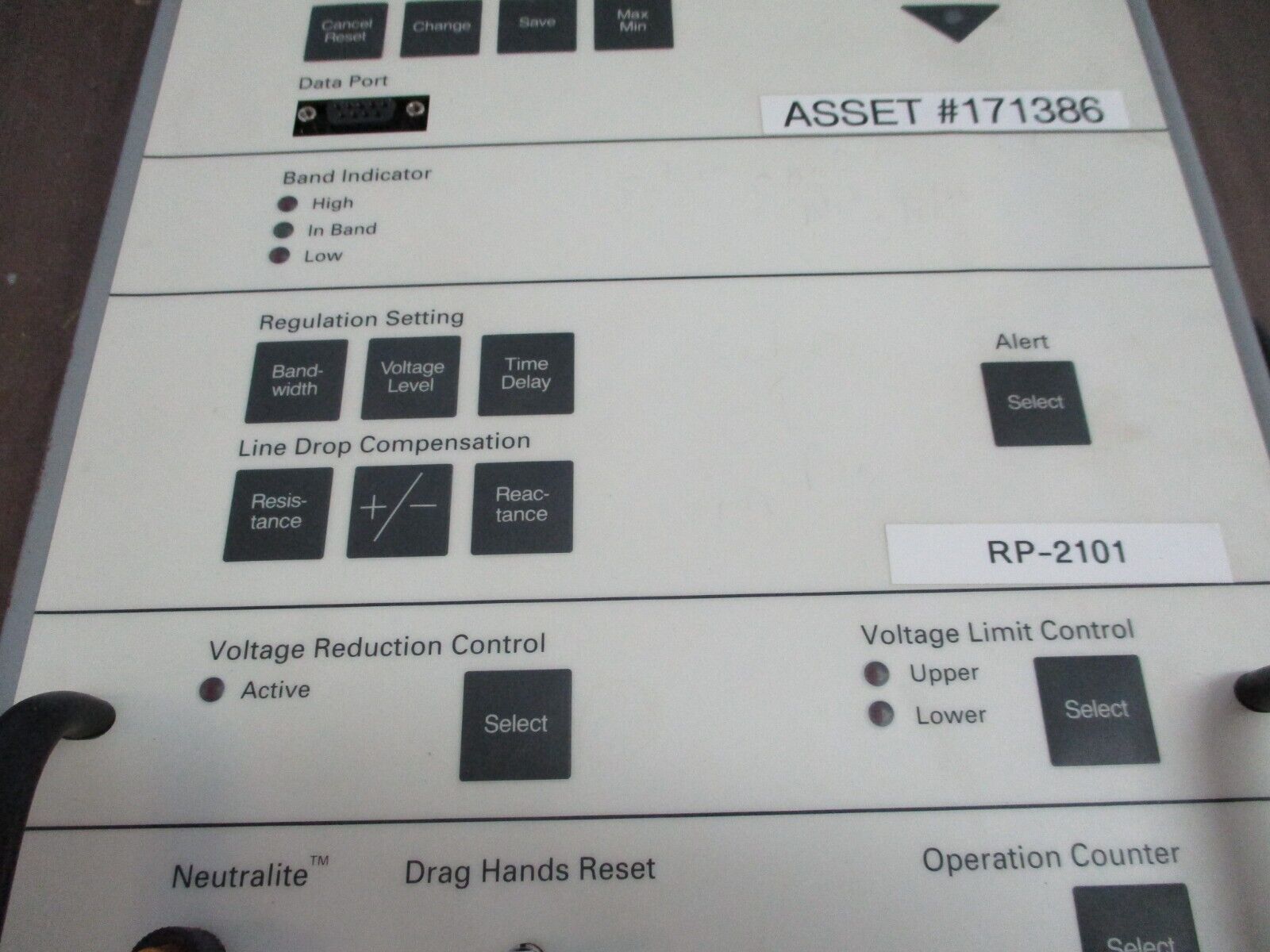 Siemens Accu/Stat MJ-X Voltage Regulator Control Panel 59689 Used