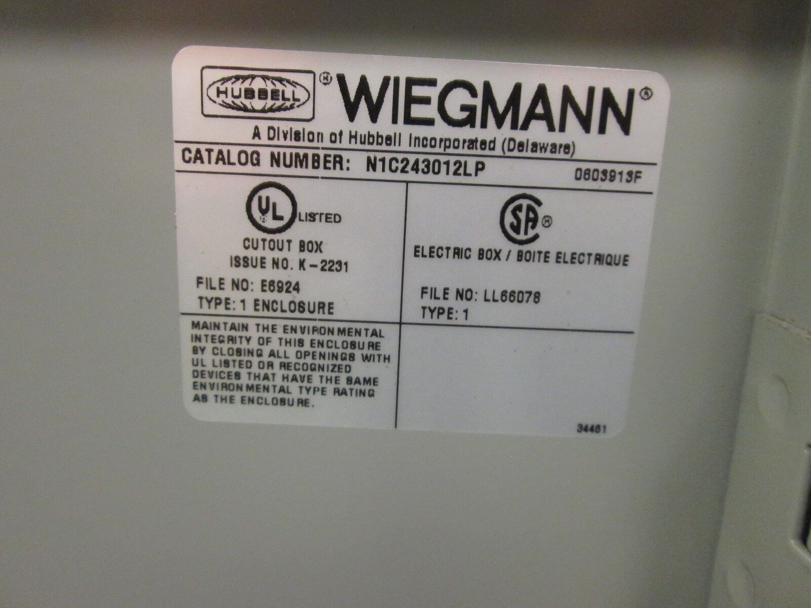 Siemens Sirius Contactor 3RT1064-6...6 110-127V 50-60Hz / DC nema 1 Enclosure