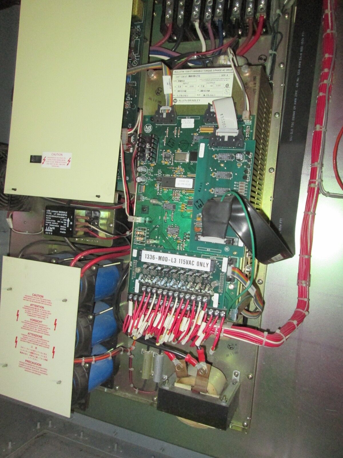 Allen-Bradley 1336VT AC Drive 1336VT-B060P-EAGP-EPK-PN1-R13-R51 60HP Used