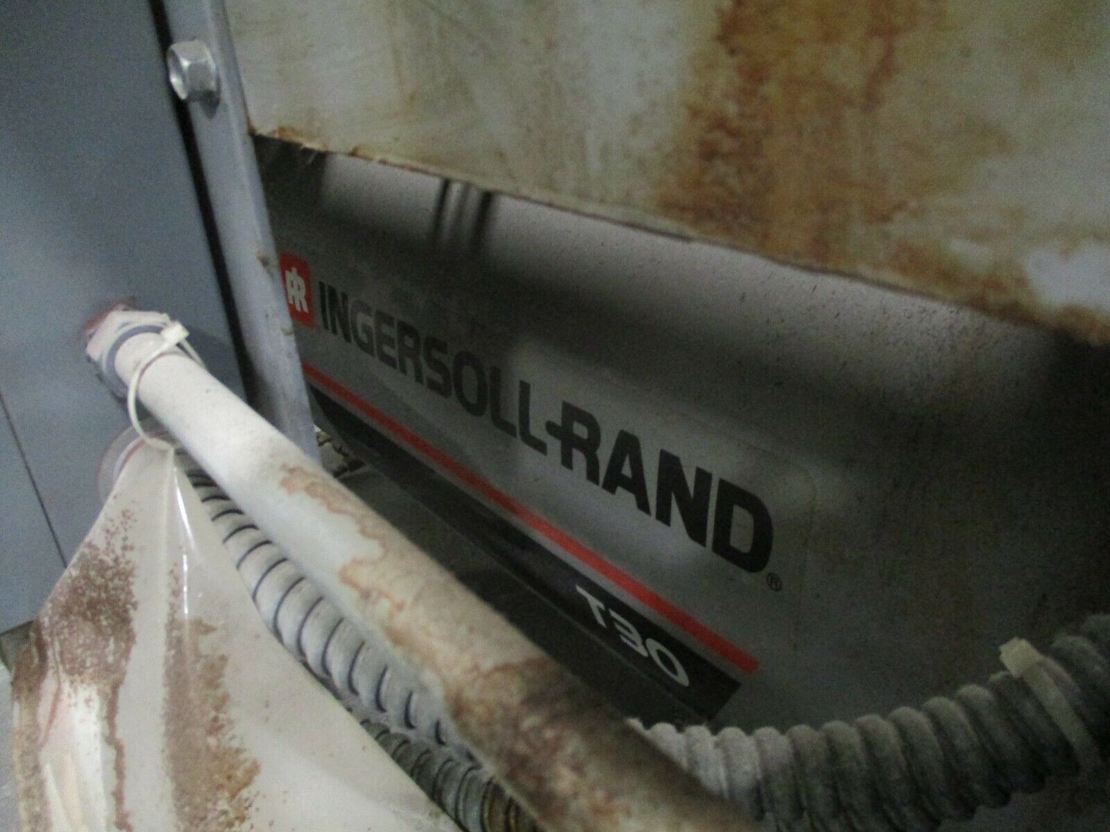 Ingersoll-Rand T30 Duplex Air Compressor T307120T 7.5HP 208-230/460V Used