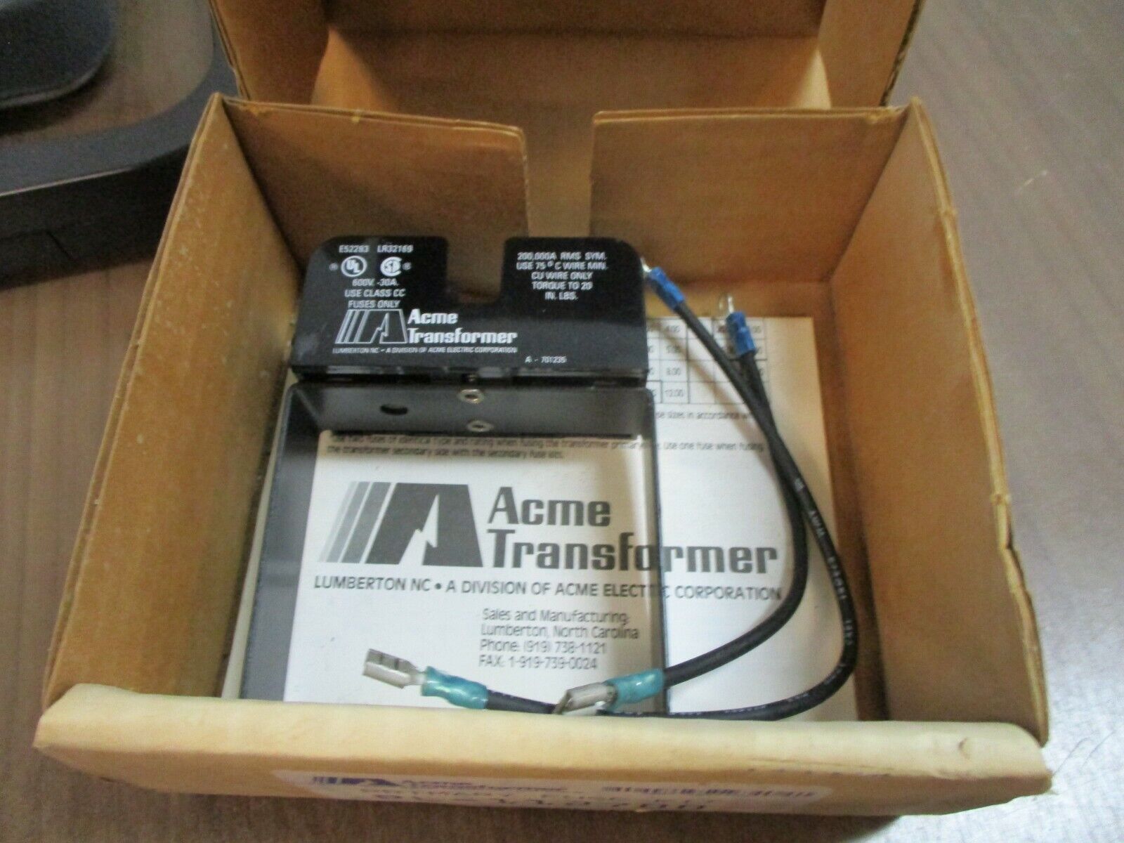 Acme Transformer Primary Fuse Kit PL-112700 New Surplus