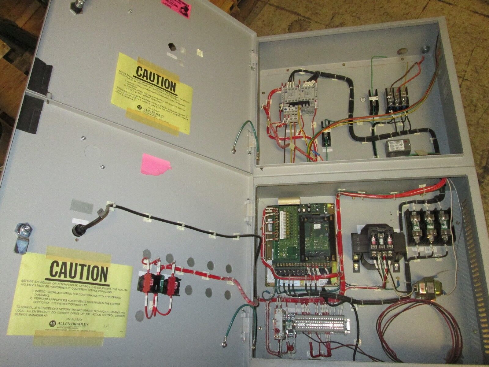 Allen-Bradley 1336 Plus II AC Drive w/ Bypass 1336F-BRF10-AN-EN-LG Used