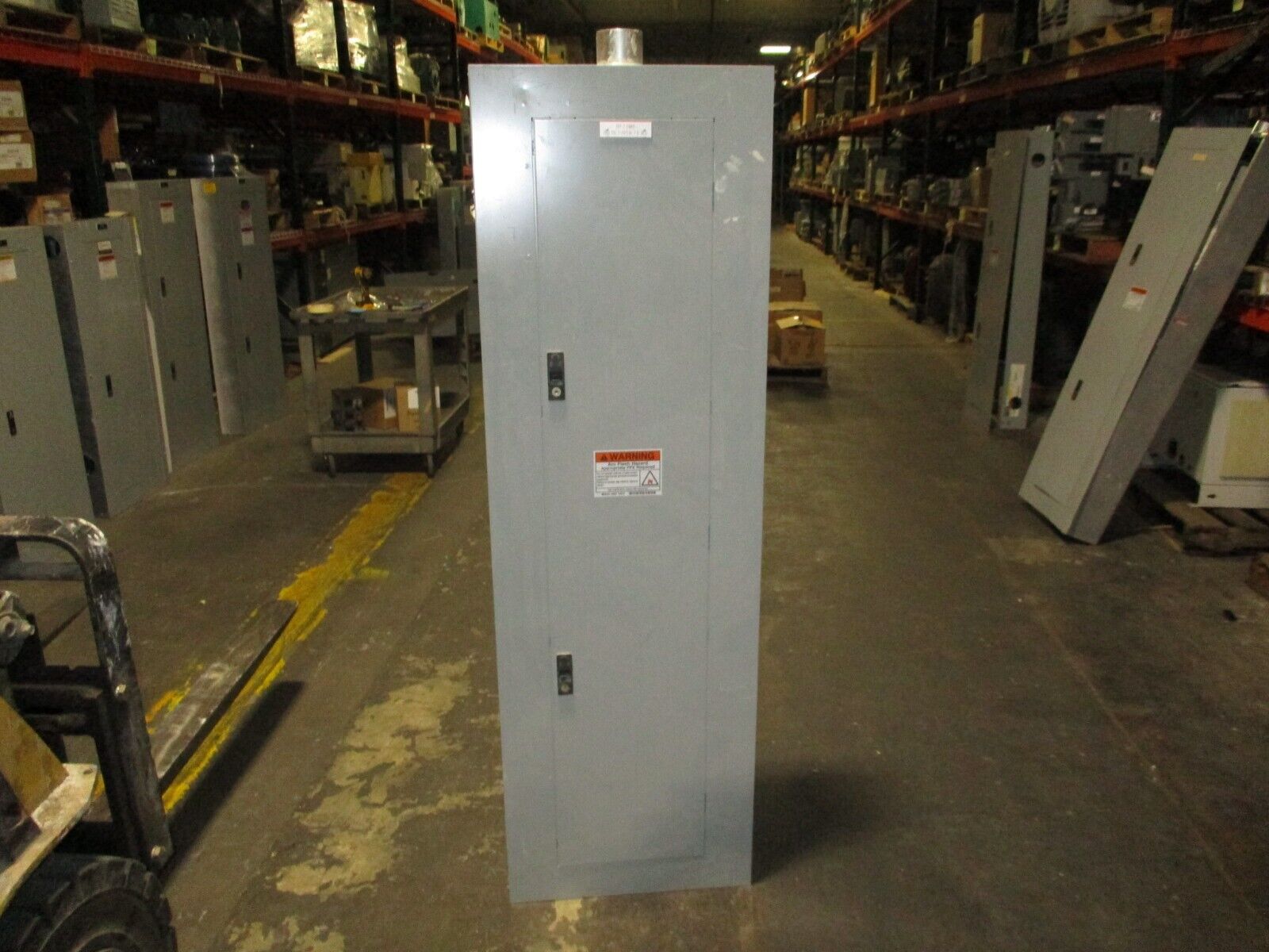 GE Main Lug Breaker Panel AQF3422MTX 225A Max 208/120V 3Ph 4W 42-Slot Used