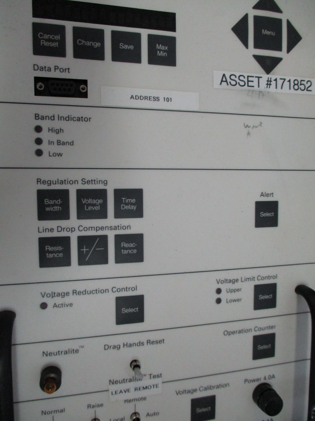 Siemens Accu/Stat MJ-X Voltage Regulator Control Panel C-62008 w/ Enclosure Used