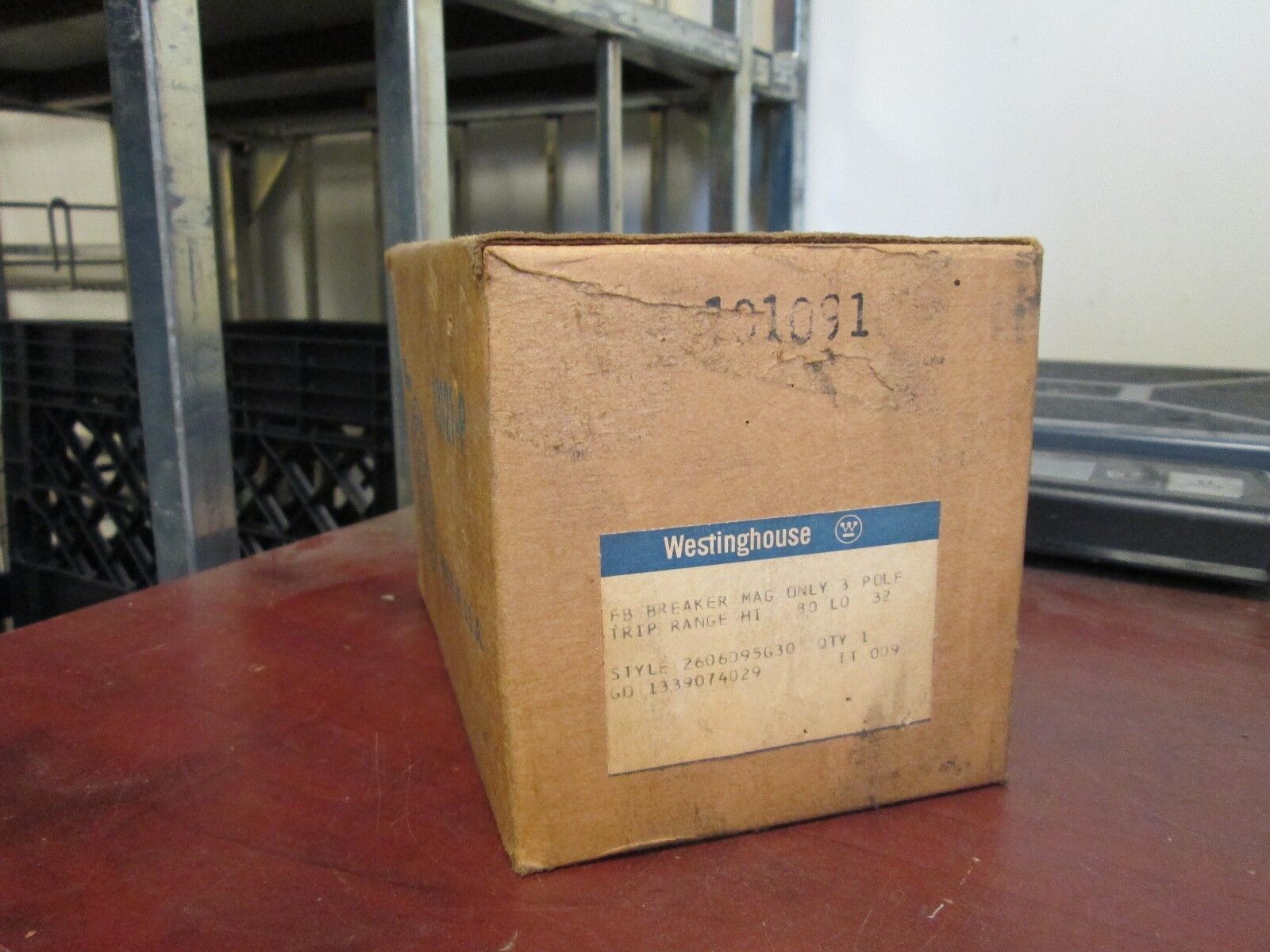 Westinghouse FB Mag Only 2606D95G30 25A 600V Trip Range: 32-80 3P New Surplus