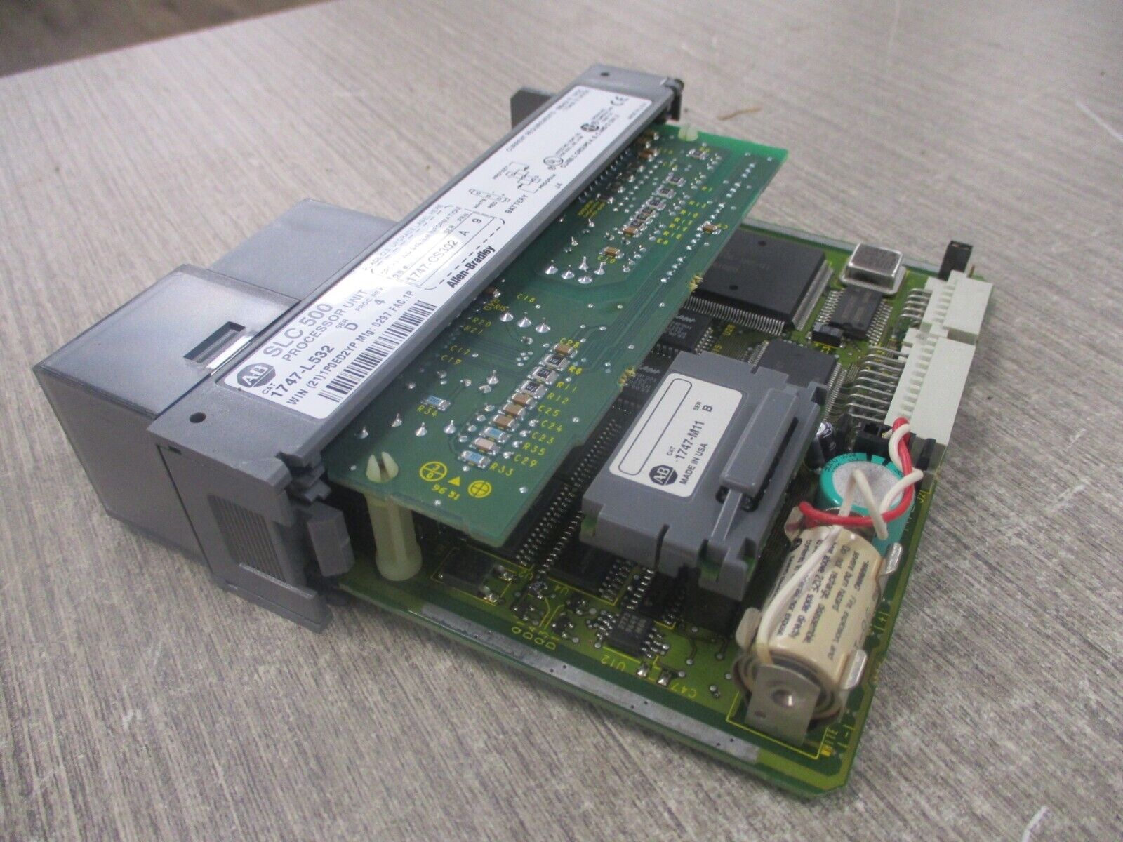 Allen-Bradley SLC 500 Processor Unit 1747-L532 Ser. A Proc. Rev. 4 Used